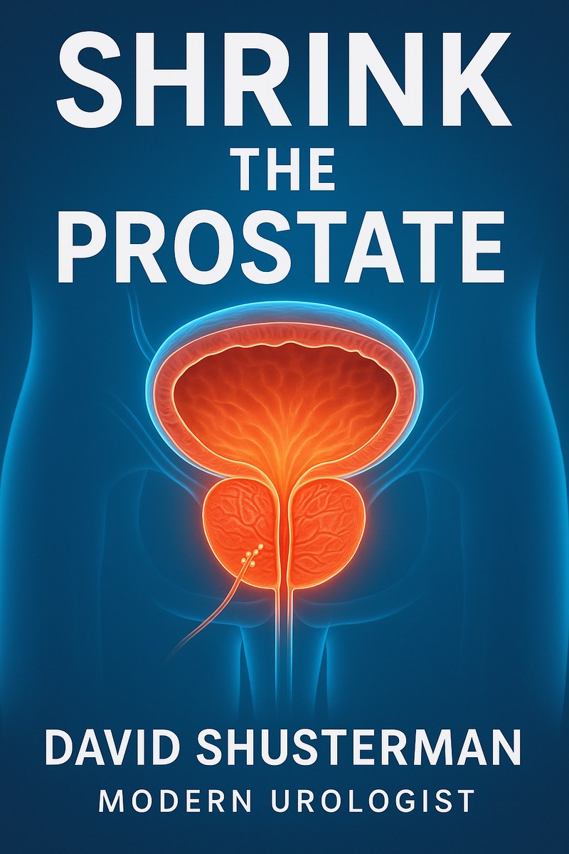 Reduzca la próstata, por el Dr. David Shusterman — portada del libro